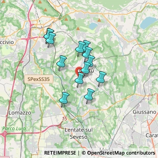 Mappa Cantù, 22063 Cantù CO, Italia (2.73846)
