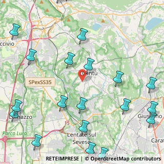 Mappa Cantù, 22063 Cantù CO, Italia (6.267)