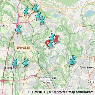 Mappa Cantù, 22063 Cantù CO, Italia (4.58833)