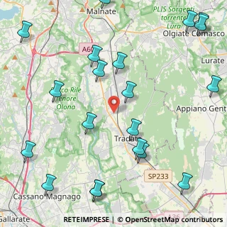 Mappa Via Carlo Berra, 21040 Venegono Inferiore VA, Italia (5.757)