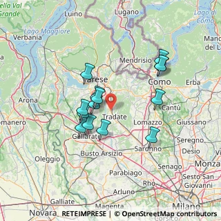 Mappa Via Carlo Berra, 21040 Venegono Inferiore VA, Italia (11.91143)
