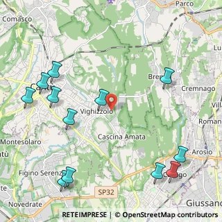 Mappa Via Albinoni, 22063 Cantù CO, Italia (2.7425)