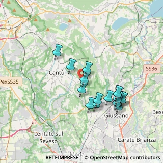 Mappa Via Albinoni, 22063 Cantù CO, Italia (3.355)