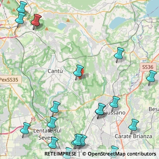 Mappa Via Albinoni, 22063 Cantù CO, Italia (6.857)