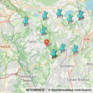 Mappa Via Albinoni, 22063 Cantù CO, Italia (4.72909)