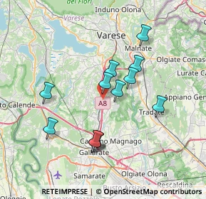 Mappa Via Tarabara, 21041 Albizzate VA, Italia (6.36917)