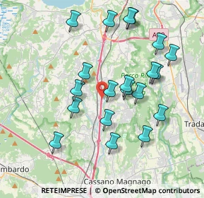 Mappa Via Tarabara, 21041 Albizzate VA, Italia (3.746)