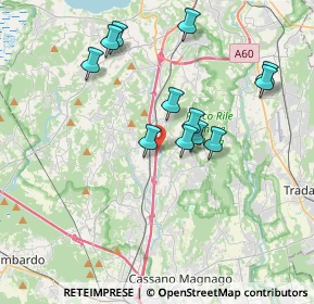 Mappa Via Tarabara, 21041 Albizzate VA, Italia (3.46417)