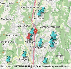 Mappa Via Tarabara, 21041 Albizzate VA, Italia (2.11867)