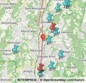 Mappa Via Tarabara, 21041 Albizzate VA, Italia (2.40231)