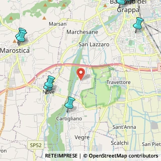Mappa Via di Gallo Luigi, 36061 Bassano del Grappa VI, Italia (3.66818)