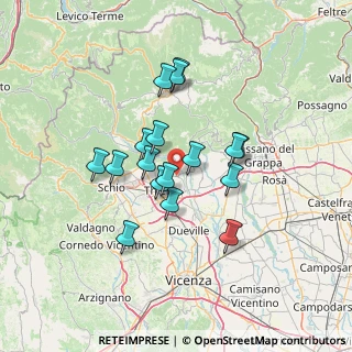 Mappa Via Fermi, 36030 Zugliano VI, Italia (11.06941)