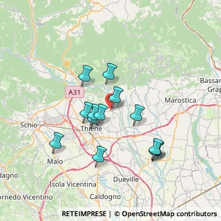 Mappa Via Fermi, 36030 Zugliano VI, Italia (6.24538)