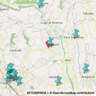 Mappa Via Fermi, 36030 Zugliano VI, Italia (3.808)