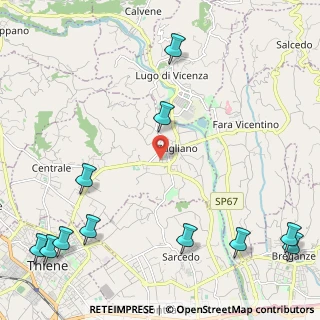 Mappa Via Fermi, 36030 Zugliano VI, Italia (3.22091)
