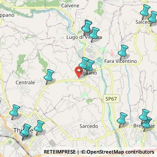 Mappa Via Fermi, 36030 Zugliano VI, Italia (3.175)