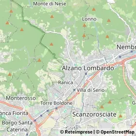 Mappa Alzano Lombardo