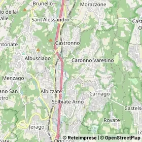 Mappa Solbiate Arno
