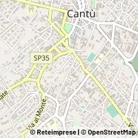 Mapa Cantù