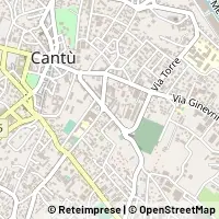 Mapa Cantù