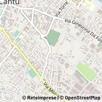 Mapa Cantù