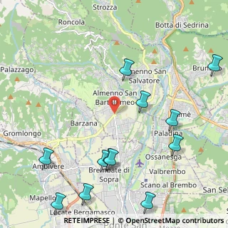 Mappa Via Giovanni XXIII Papa, 24030 Almenno San Bartolomeo BG, Italia (2.74833)