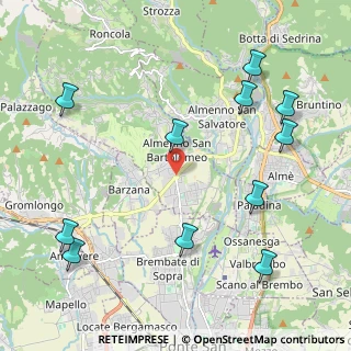 Mappa Via Giovanni XXIII Papa, 24030 Almenno San Bartolomeo BG, Italia (2.58)