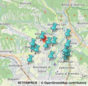 Mappa Via Giovanni XXIII Papa, 24030 Almenno San Bartolomeo BG, Italia (1.52)