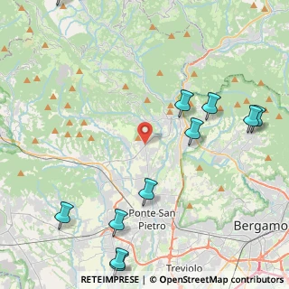 Mappa Via Giovanni XXIII Papa, 24030 Almenno San Bartolomeo BG, Italia (6.0975)