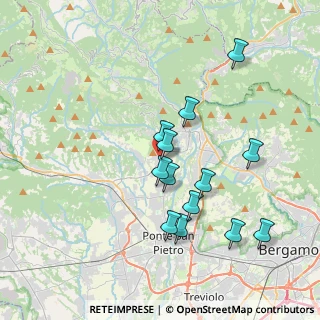 Mappa Via Giovanni XXIII Papa, 24030 Almenno San Bartolomeo BG, Italia (3.51538)