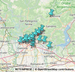 Mappa Via E. Fermi, 24027 Nembro BG, Italia (9.02647)