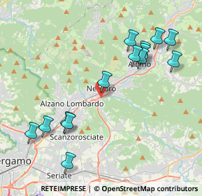 Mappa Via E. Fermi, 24027 Nembro BG, Italia (4.48071)