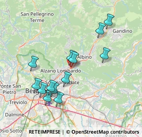 Mappa Via E. Fermi, 24027 Nembro BG, Italia (7.27)