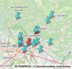 Mappa Via E. Fermi, 24027 Nembro BG, Italia (6.72133)