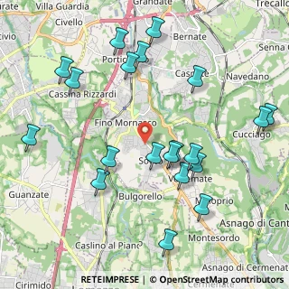 Mappa Via IV Novembre, 22073 Fino Mornasco CO, Italia (2.2835)
