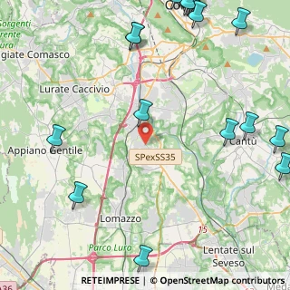 Mappa Via IV Novembre, 22073 Fino Mornasco CO, Italia (6.9045)