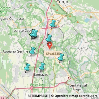 Mappa Via IV Novembre, 22073 Fino Mornasco CO, Italia (3.515)