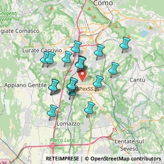 Mappa Via IV Novembre, 22073 Fino Mornasco CO, Italia (2.832)