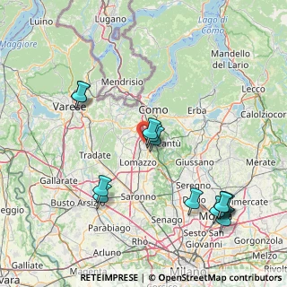 Mappa Via IV Novembre, 22073 Fino Mornasco CO, Italia (17.67538)