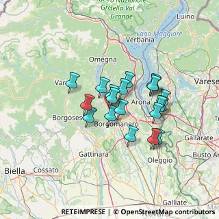 Mappa Via Santa Rita, 28024 Gozzano NO, Italia (10.3855)