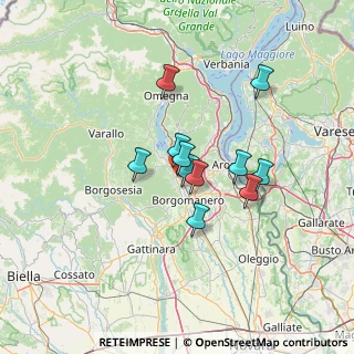 Mappa Via Santa Rita, 28024 Gozzano NO, Italia (9.71818)