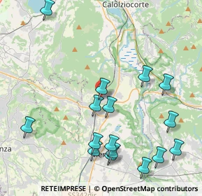 Mappa Via Valmara, 23887 Olgiate Molgora LC, Italia (4.76625)