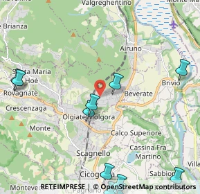 Mappa Via Valmara, 23887 Olgiate Molgora LC, Italia (2.92545)