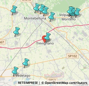 Mappa Vicolo Padre Favotto, 31040 Trevignano TV, Italia (5.45)