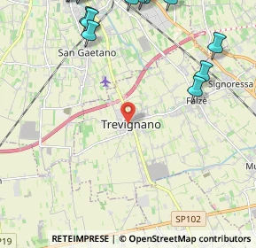 Mappa Vicolo Padre Favotto, 31040 Trevignano TV, Italia (3.5455)