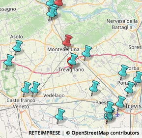 Mappa Vicolo Padre Favotto, 31040 Trevignano TV, Italia (10.9965)