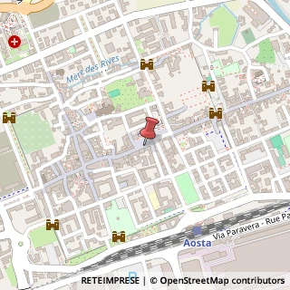 Mappa Piazza Emile Chanoux, 30/c, 11100 Aosta, Aosta (Valle d'Aosta)