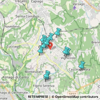 Mappa Via Cesare Cantù, 22063 Cantù CO, Italia (1.38583)