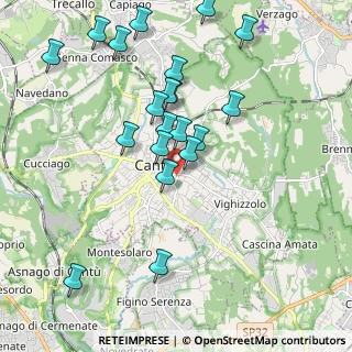 Mappa Via Cesare Cantù, 22063 Cantù CO, Italia (2.0415)