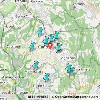 Mappa Via Cantù Cesare, 22063 Cantù CO, Italia (1.52455)